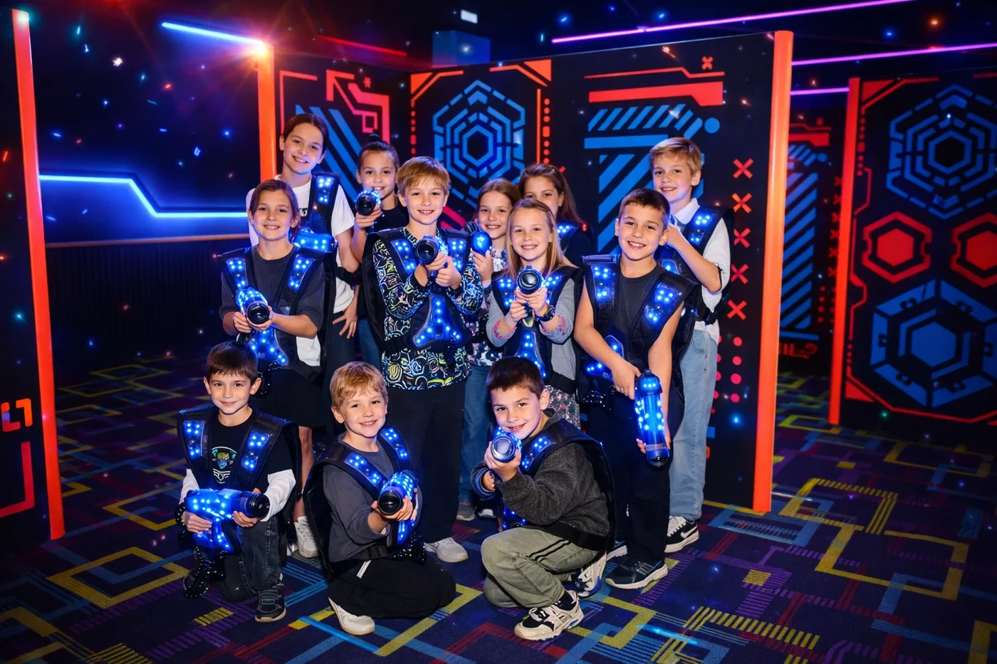 Лазертаг для детского дня рождения в LaserLand Краснодар